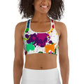 Color Splash Sports Bra