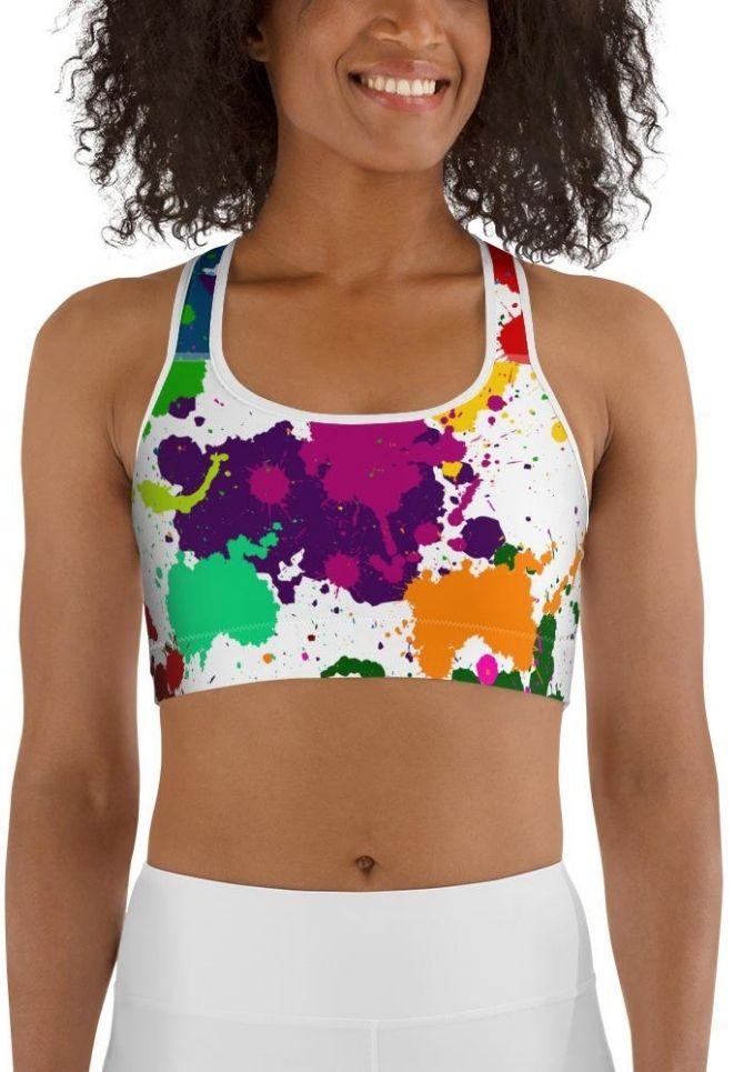 Color Splash Sports Bra