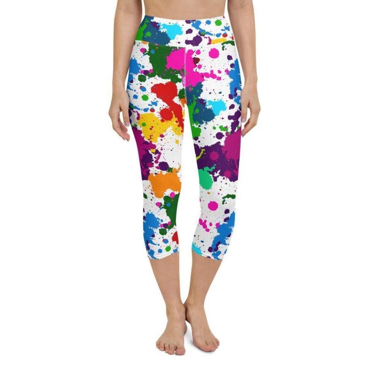 Color Splash Yoga Capris