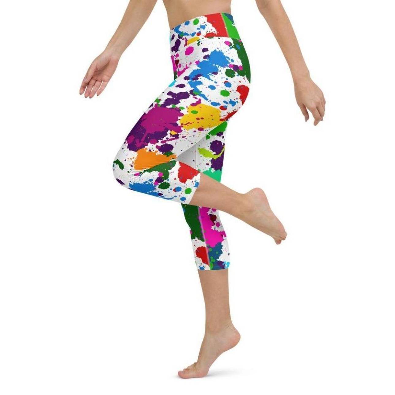 Color Splash Yoga Capris