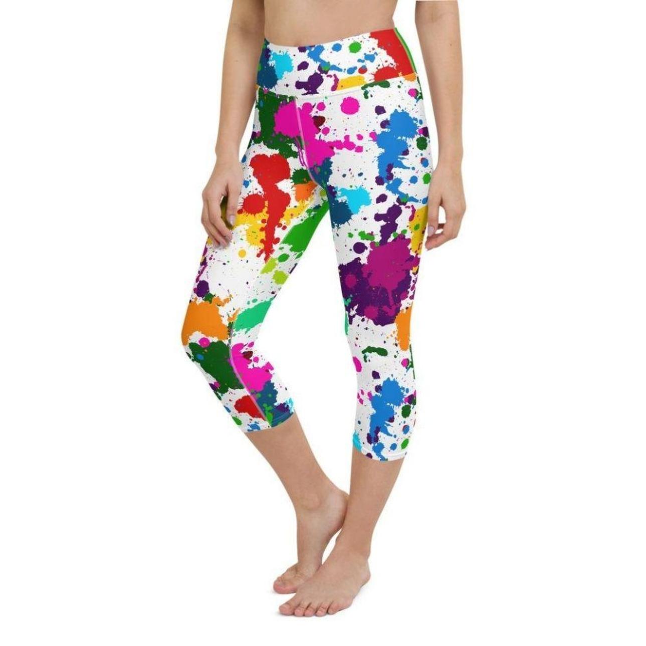 Color Splash Yoga Capris