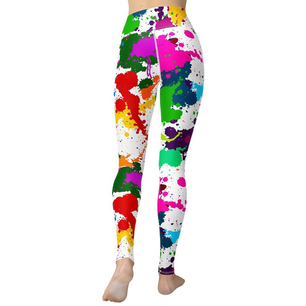 Color Splash Yoga Leggings