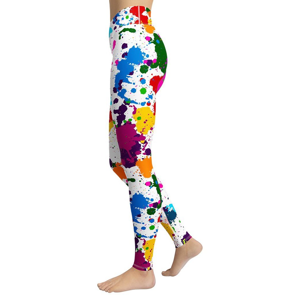 Color Splash Yoga Leggings