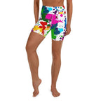 Color Splash Yoga Shorts