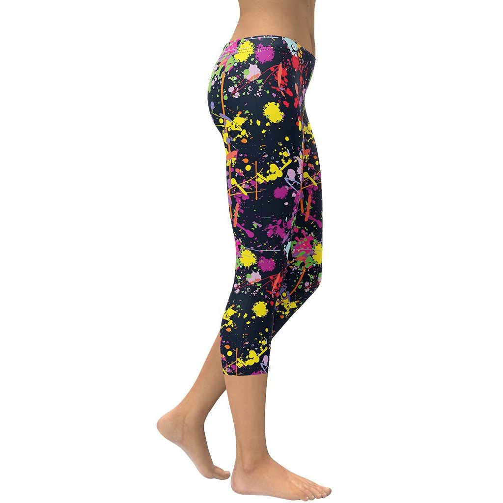 Colorful Abstract  Capris