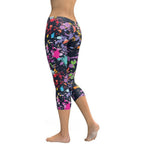 Colorful Abstract  Capris