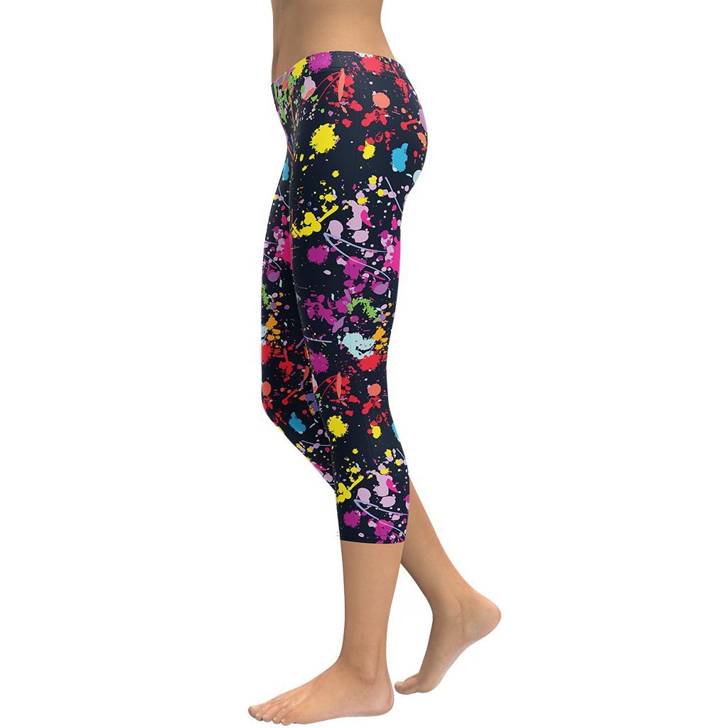 Colorful Abstract  Capris