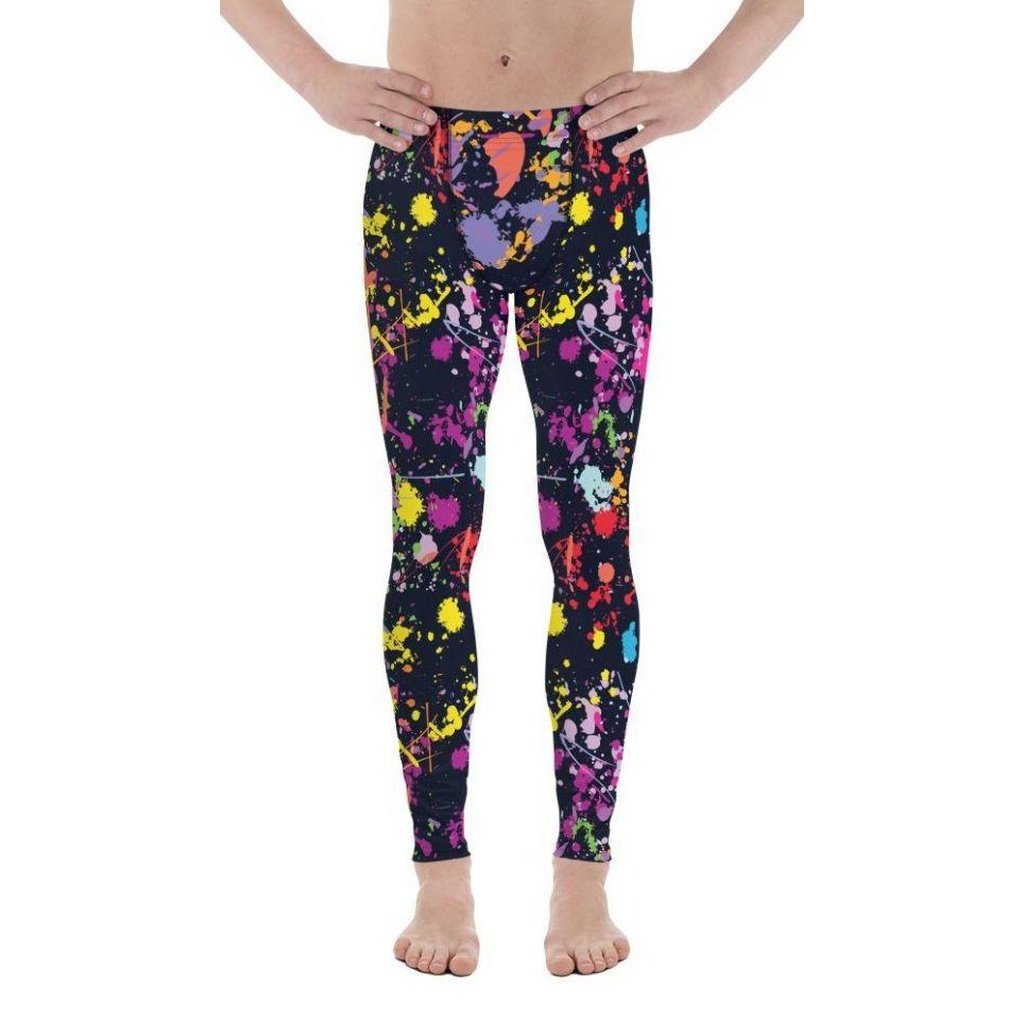 Colorful Abstract Men's Leggings
