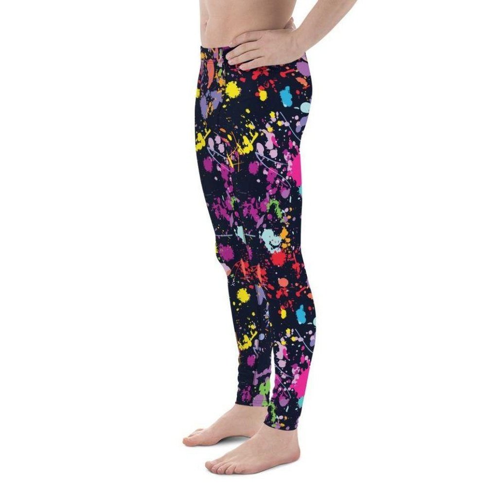 Colorful Abstract Men's Leggings