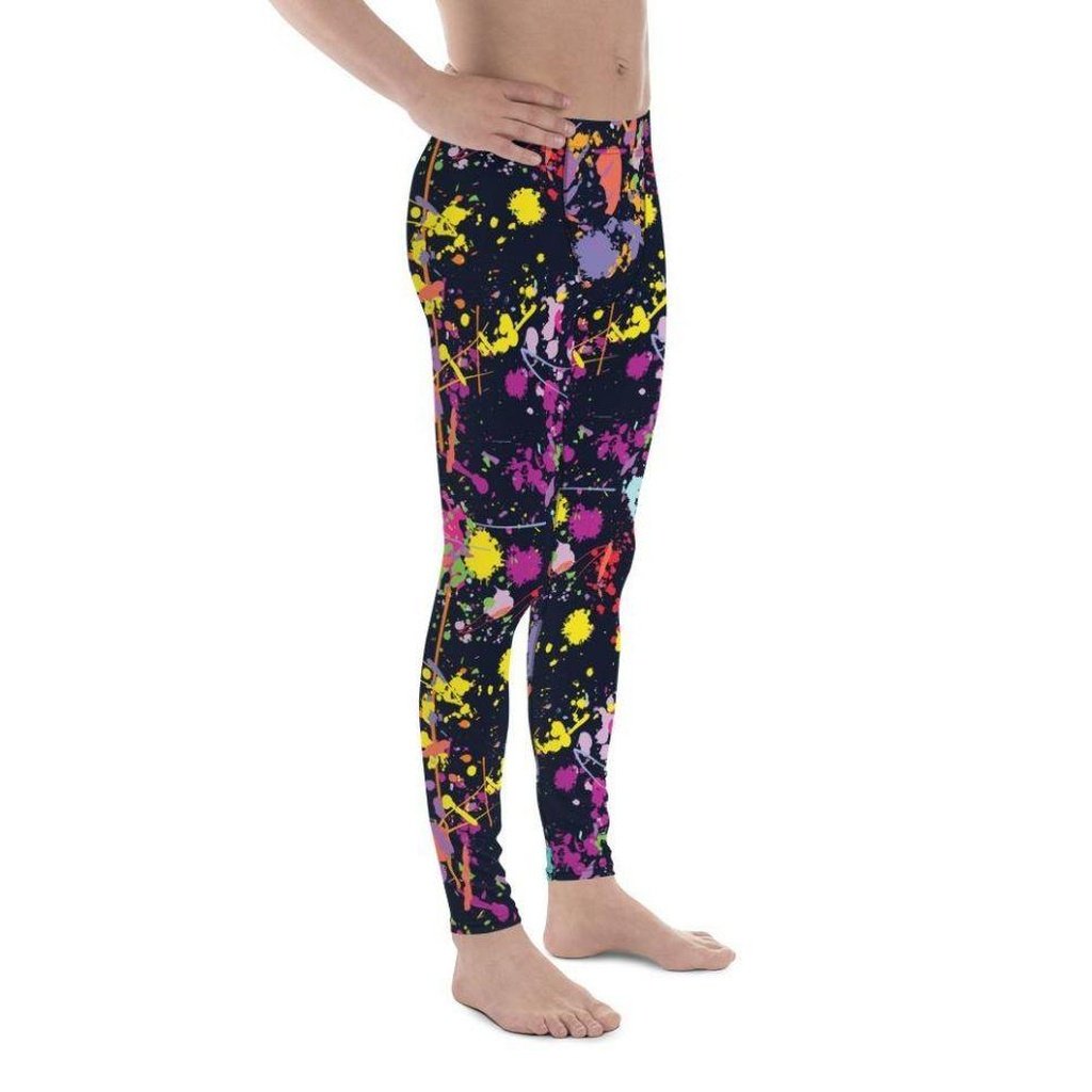 Colorful Abstract Men's Leggings