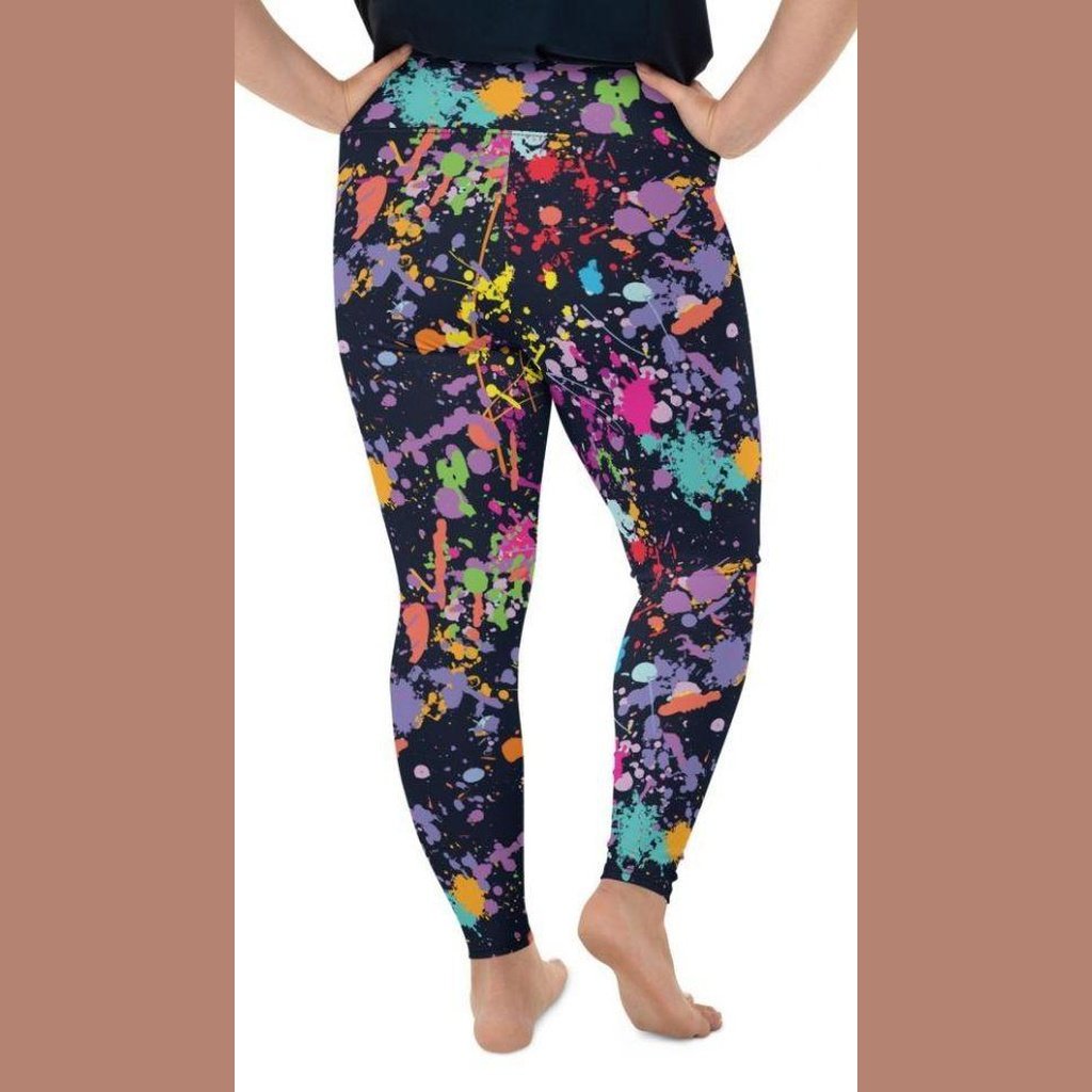 Plus size hot sale colored leggings