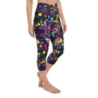 Colorful Abstract Yoga Capris