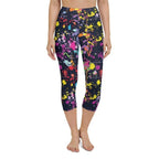 Colorful Abstract Yoga Capris