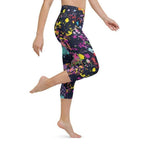 Colorful Abstract Yoga Capris