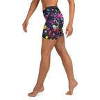Colorful Abstract Yoga Shorts