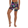 Colorful Abstract Yoga Shorts