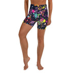 Colorful Abstract Yoga Shorts