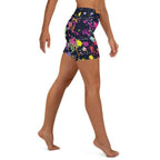 Colorful Abstract Yoga Shorts