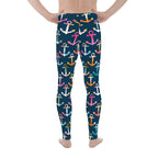 Colorful Anchor Men's Leggings
