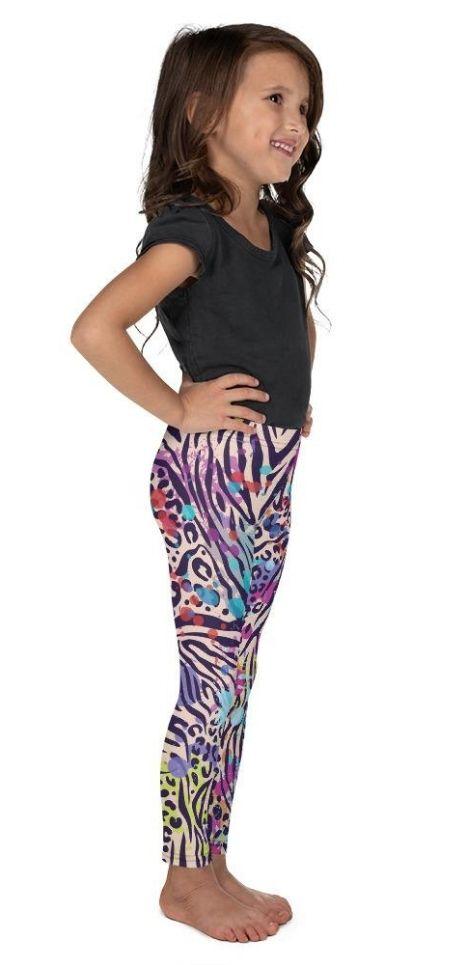 Colorful Animal Print Symbiosis Kid's Leggings