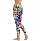 Colorful Animal Print Symbiosis Leggings