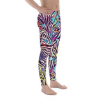 Colorful Animal Print Symbiosis Men's Leggings