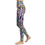 Colorful Animal Print Symbiosis Yoga Leggings