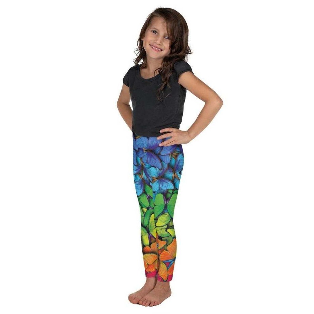 Colorful Butterflies Kid's Leggings