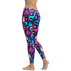 Colorful Christmas Leggings - FiercePulse - Premium Workout Leggings - Yoga Pants