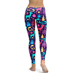 Colorful Christmas Leggings - FiercePulse - Premium Workout Leggings - Yoga Pants
