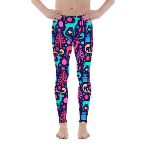 Colorful Christmas Men's Leggings