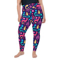 Colorful Christmas Plus Size Leggings - FiercePulse - Premium Workout Leggings - Yoga Pants
