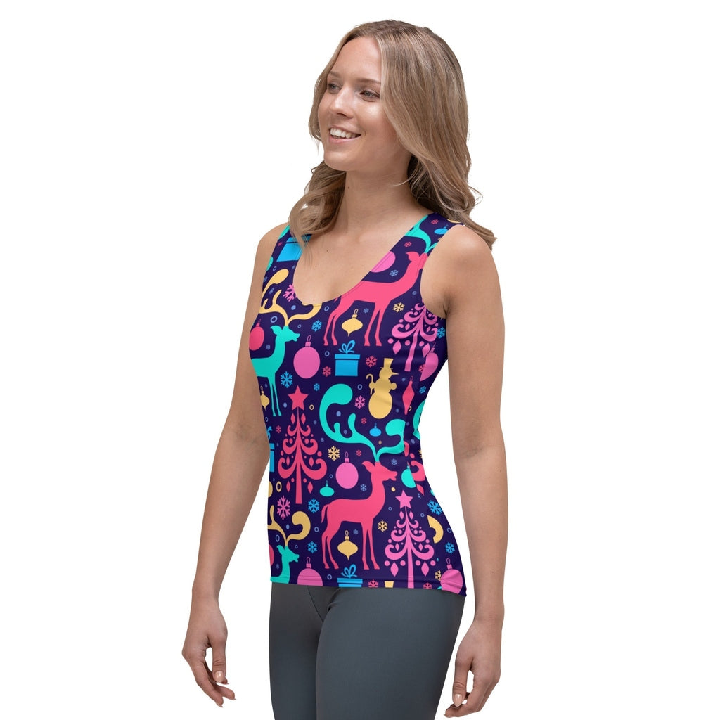 Colorful Christmas Tank Top