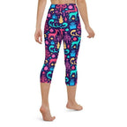 Colorful Christmas Yoga Capris