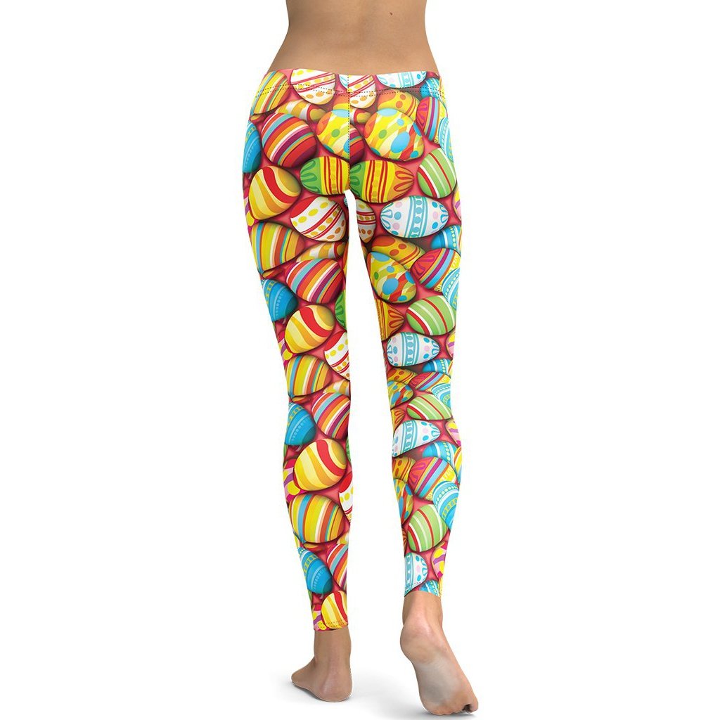 Colorful Easter Eggs Leggings