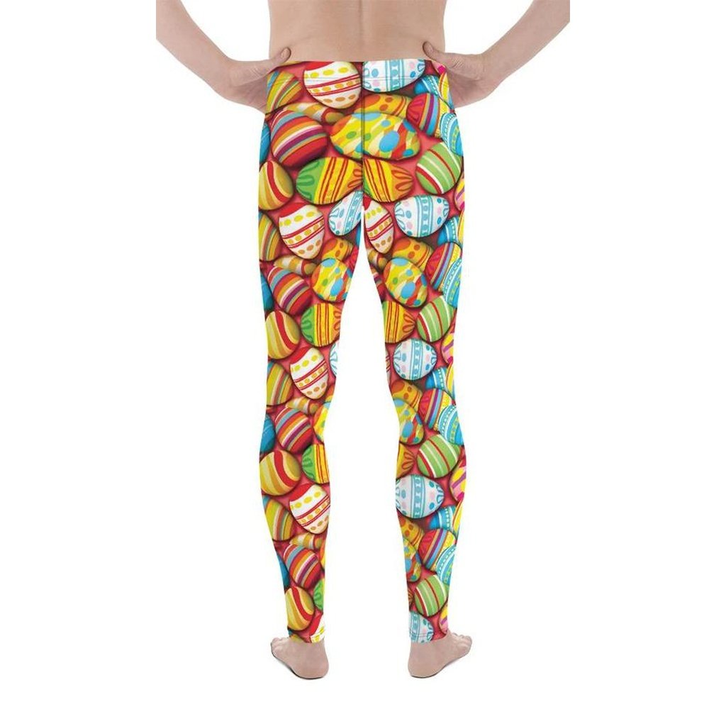 Colorful Easter Eggs Men's Leggings