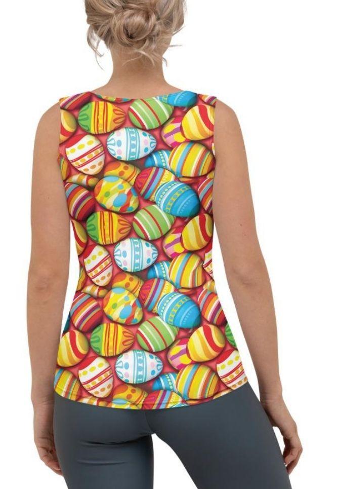 Colorful Easter Eggs Tank Top