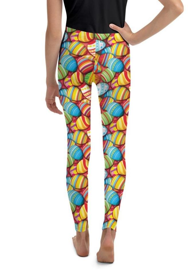 Colorful Easter Youth Leggings