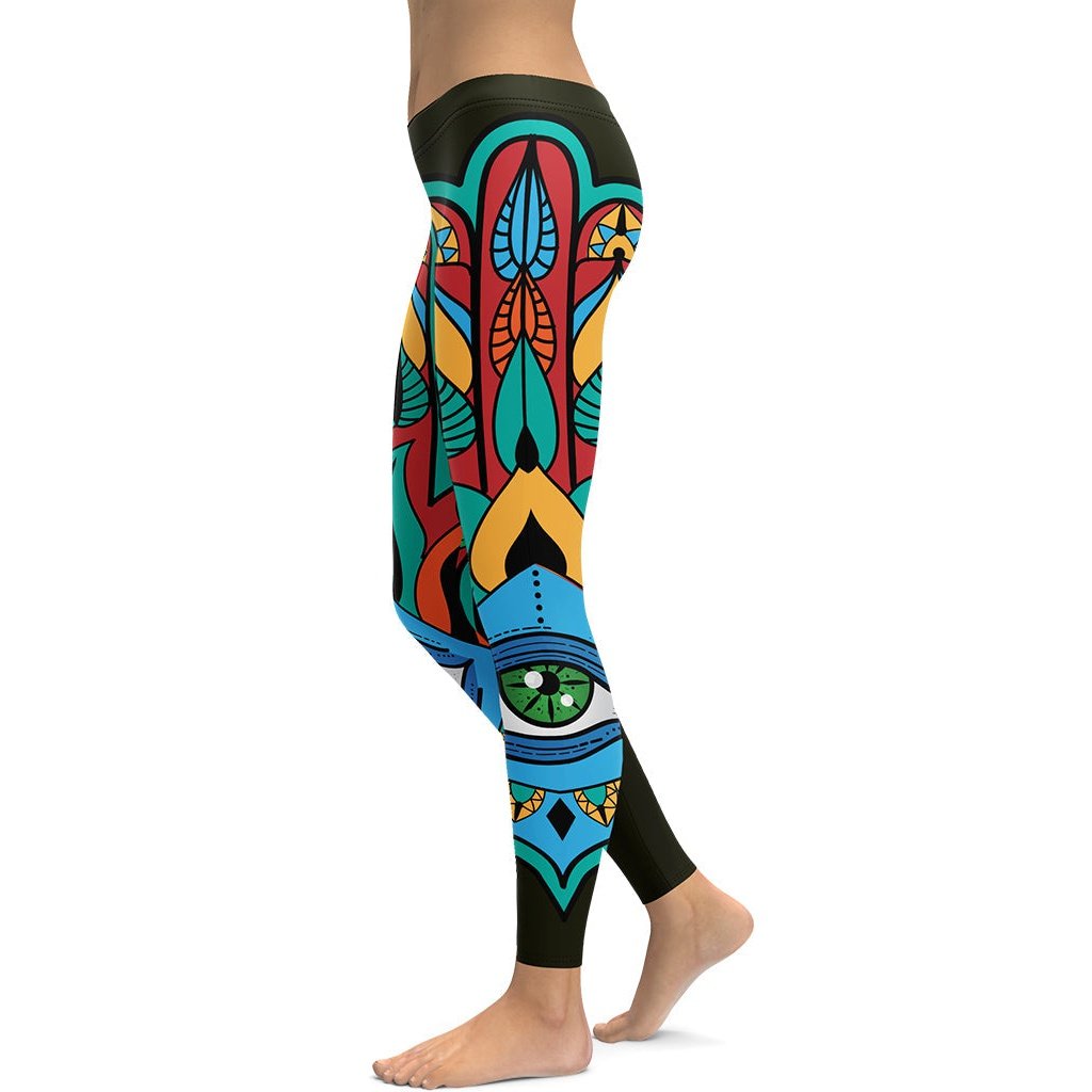 Colorful Eye Symbol Leggings