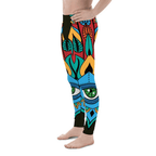 Colorful Eye Symbol Men's Leggings