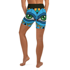 Colorful Eye Symbol Yoga Shorts