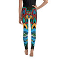 Colorful Eye Symbol Youth Leggings