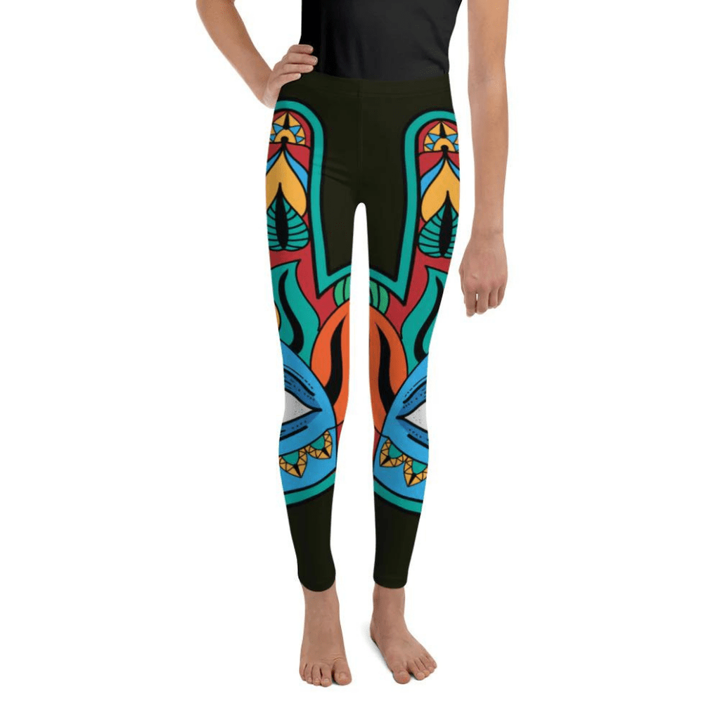 Colorful Eye Symbol Youth Leggings