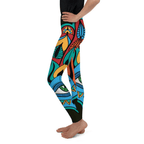 Colorful Eye Symbol Youth Leggings
