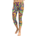 Colorful Fun Pattern Capris