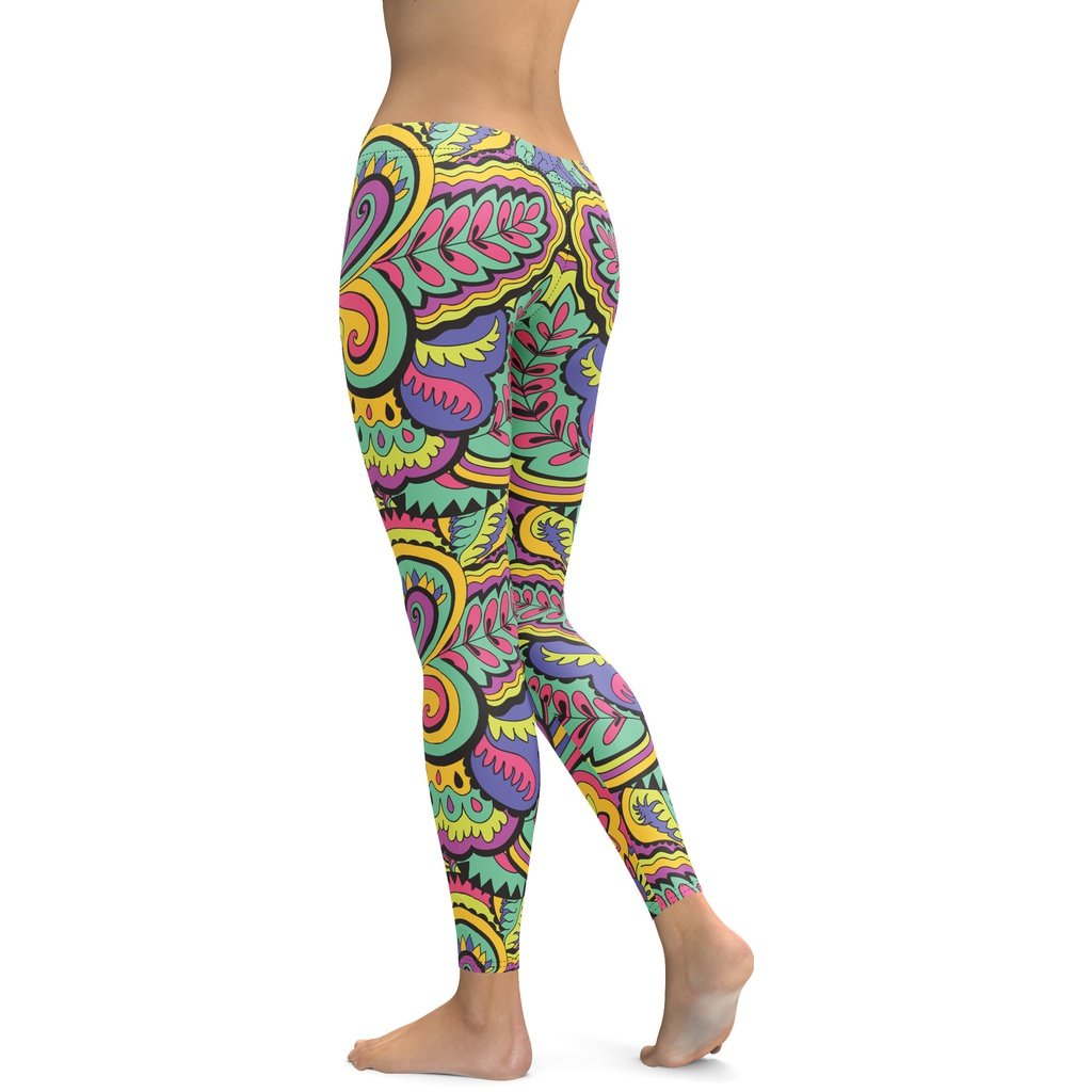 Colorful Fun Pattern Leggings
