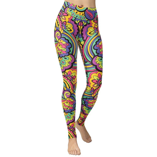 Colorful Fun Pattern Yoga Leggings