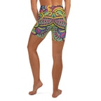 Colorful Fun Pattern Yoga Shorts