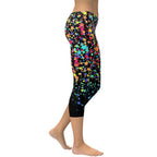 Colorful Gradient Stars Capris