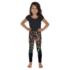 Colorful Gradient Stars Kid's Leggings